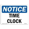 thumbnail image 1 of 7 x 10 in. OSHA Notice Sign - Time Clock, 1 of 1