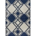 thumbnail image 1 of 7' x 11' Ivory or Denim Geometric Hexagon UV Treated Indoor Area Rug, 1 of 4