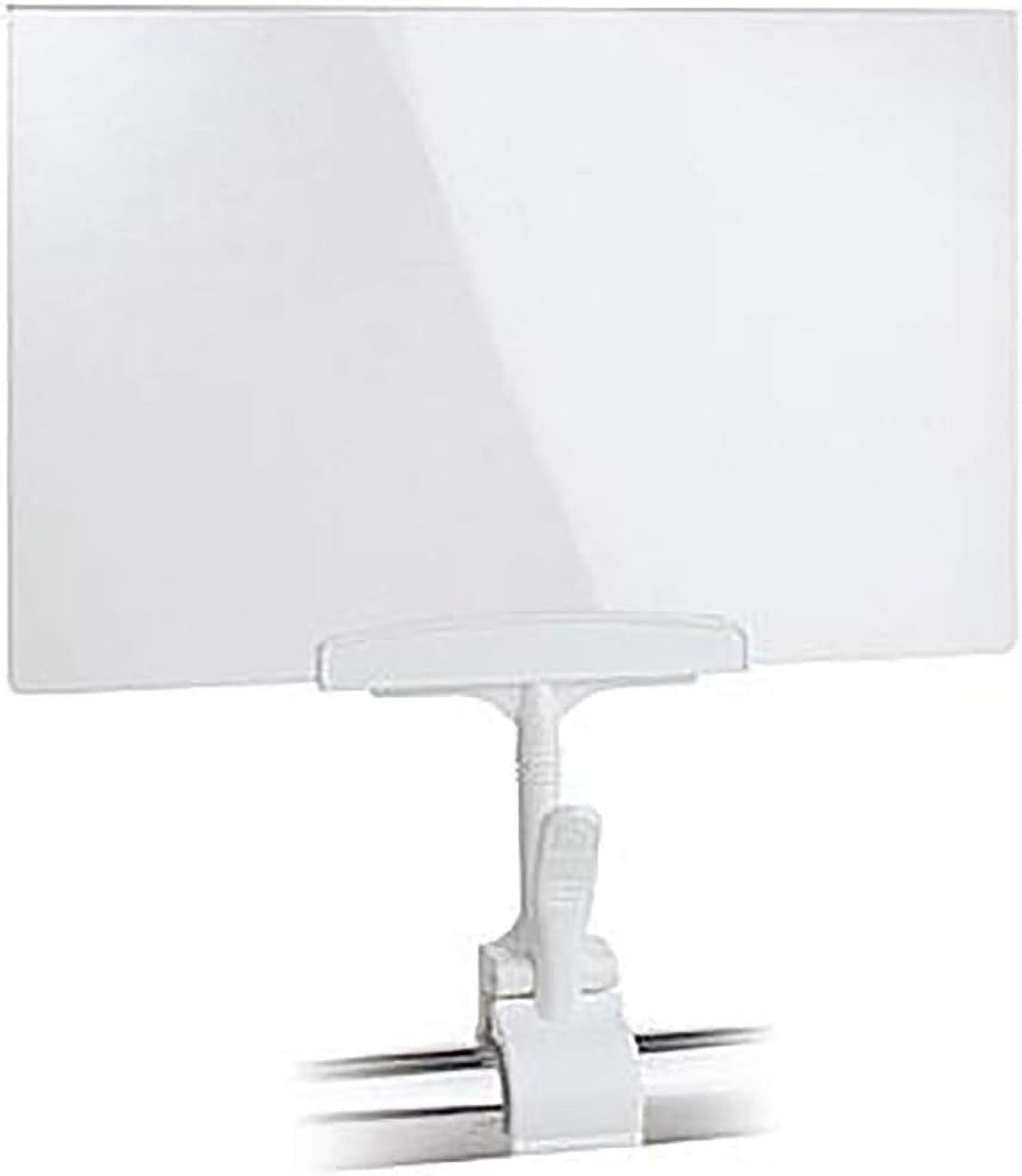 7 x 11 inch Acrylic Sign Holder with Clamp Business & Store Sign