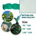thumbnail image 1 of 7 x 16 Feet Anti Bird Netting, Green Garden Netting Protect Fruit and Vegetables from Birds and Animals, 1 of 8