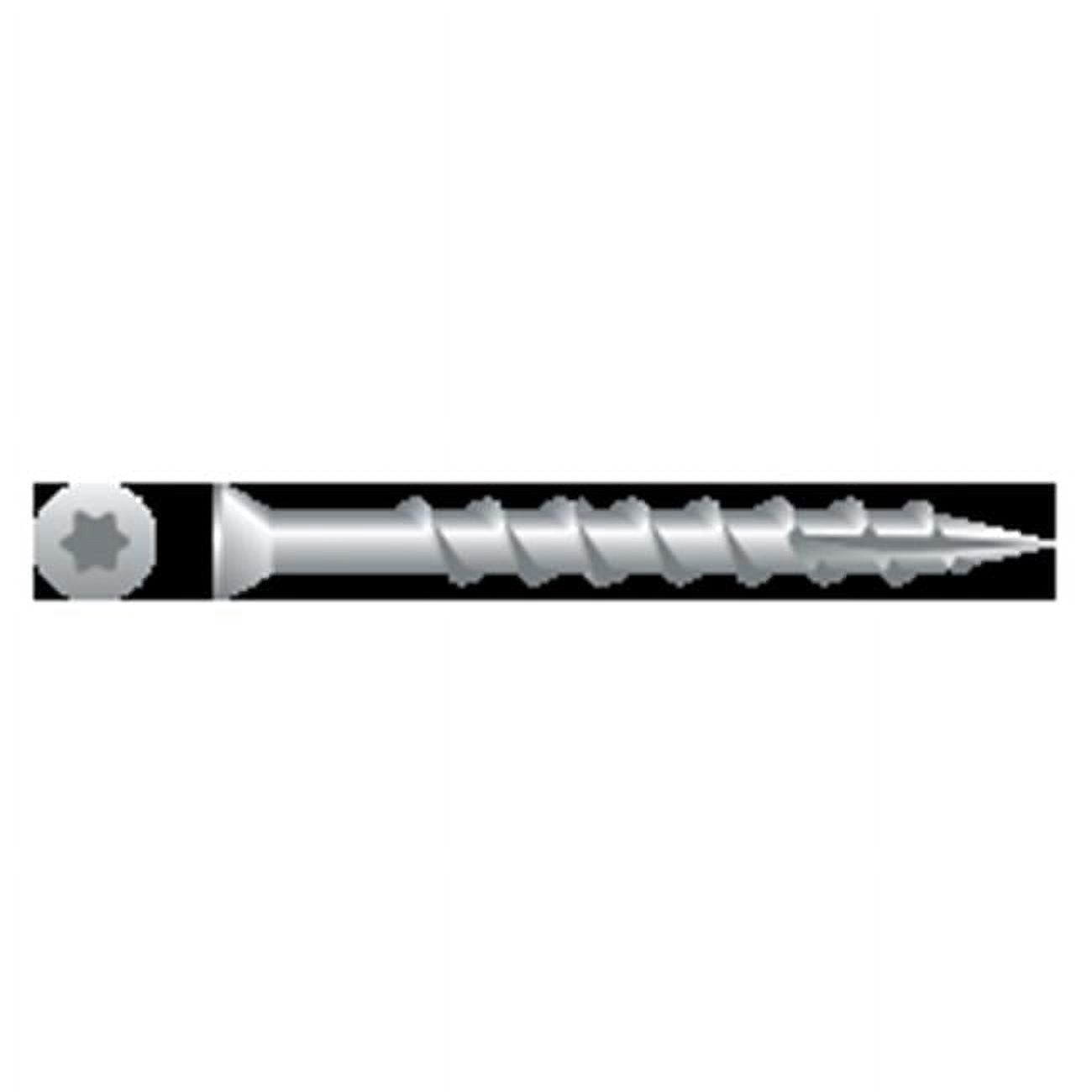 #9 X 3 Inch 316 Stainless Steel Star Drive Trim Head Finish Screws - 100 Pack For Fine Woodworking