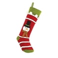 thumbnail image 1 of 7 x 24 in. Reindeer Knit Stocking - Pack of 2, 1 of 1