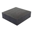 7" x 26" x 27" Charcoal High Density Upholstery Foam Cushion