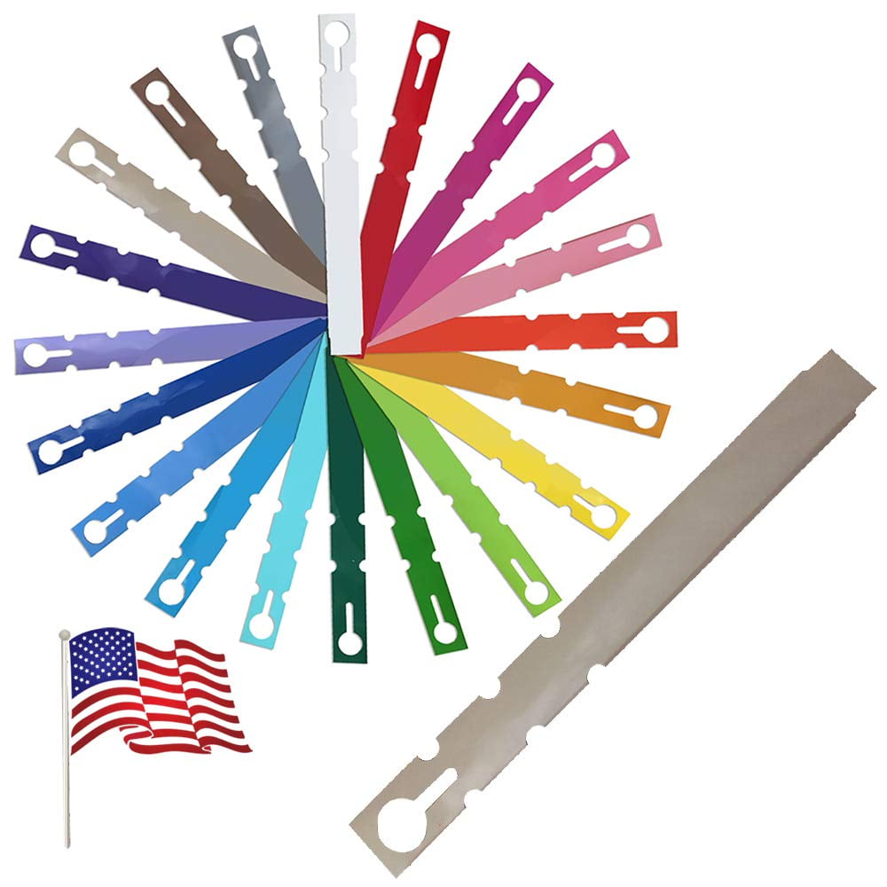 7" x 3/4" Tan 150 Pcs Plastic Plant and Labels Wrap Around rmal