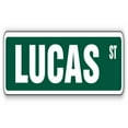thumbnail image 1 of 7 x 30 in. Childrens Name Room Decal Street Sign - Lucas, 1 of 1