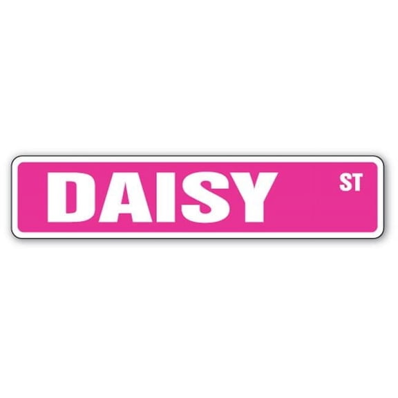 7 x 30 in. Childrens Name Room Street Sign - Daisy