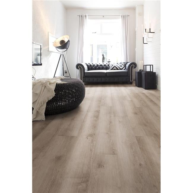 7 x 47.9 in. Flexxfloor Savanna Vinyl Plank Flooring, Brown