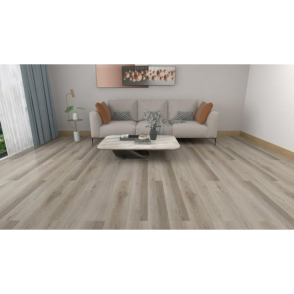 7 x 48 inch Luxury Vinyl Flooring Click Lock Floating Floor, 23.9Square Feet, Macon