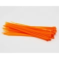thumbnail image 1 of 7" x 50 LB Cable Ties (100/bag) - Fluorescent Orange, 1 of 1