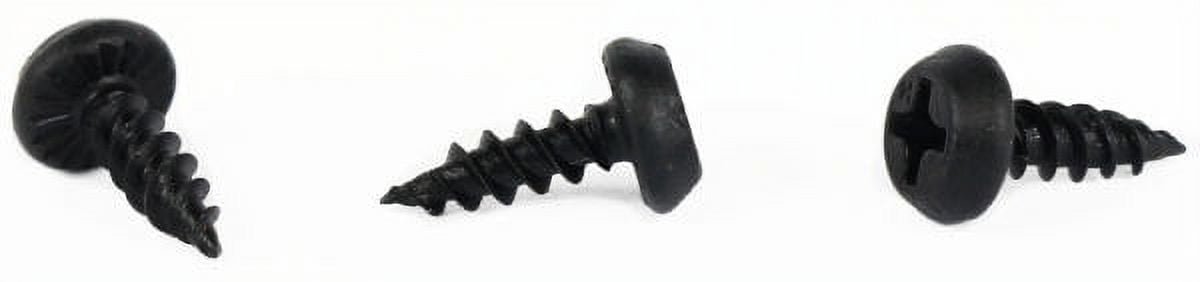 #7 x 7/16" Fine Drywall Screws / Phillips / Pan Head / Steel / Black Phos - 7500 Piece Carton
