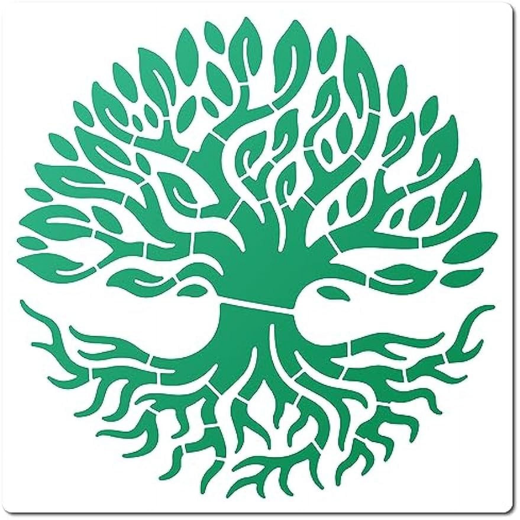 TREE OF LIFE Family Leaves 8.5 x 11 Stencil Plastic Sheet NEW S12