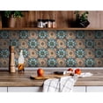 thumbnail image 1 of 7 x 7 in. Terra Orange Agra Peel & Stick Removable Tiles, 1 of 1