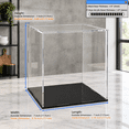 7 x 7 x 7 Inch Display Case for Collectibles Figures Models and Sports ...