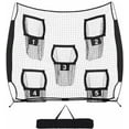 thumbnail image 1 of 7 x 7ft Football Trainer Throwing Net | Training Target Practice with 5 Targets | Great for Quarterback | Includes Carry Bag, 1 of 8
