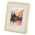 thumbnail image 1 of 7 x 9 Natural Wood Photo Frames, Wood Finish Picture Frame, Light Brown, 1 of 7