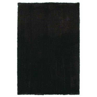 7' x 9'  Polyester Espresso Area Rug
