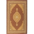 thumbnail image 1 of 7â€™ x 9â€™ Red and Beige Medallion Area Rug, 1 of 4
