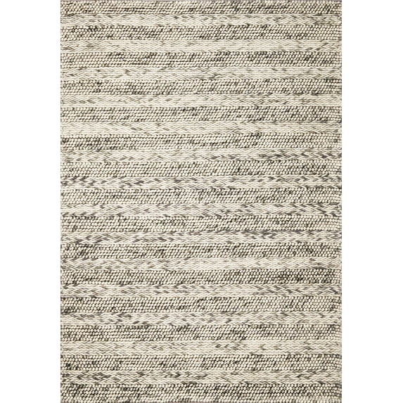 7' x 9' Wool Grey Area Rug