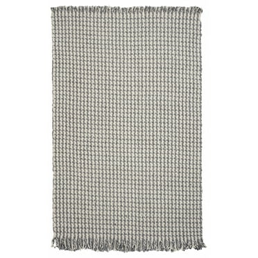 7' x 9'  Wool Ivory or Grey Area Rug