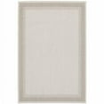 thumbnail image 1 of 7 x 9 ft. Bordered Indoor Outdoor Area Rug - Ivory & Gray, 1 of 1