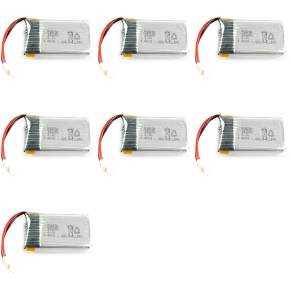 7 x Quantity of DBPower RC Quadcopter Drone Battery 3.7v 375mAh 25c Li-Po RC Part - FAST FROM Orlando, Florida USA!