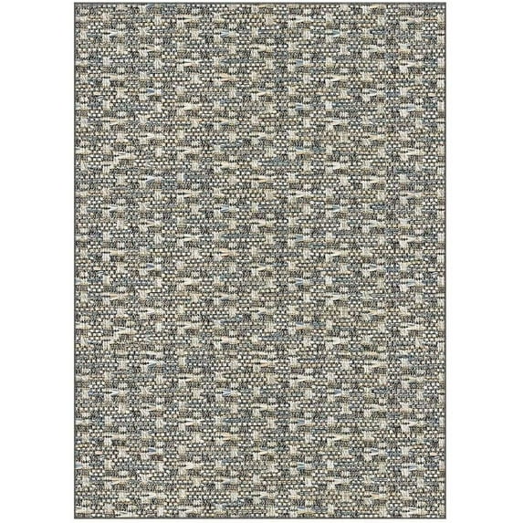 7' x 7' Virgin Gorda - Ash Summer Sensations Designer Indoor/Outdoor Rug Collection Superlative Home & Commercial Décor Accent Carpet. Balcony’s, Patios, Decks, Poolside and More!