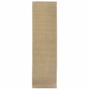 7x10 Solid Sand Beige Indoor Outdoor Area Rug - 36" 26.77"W x 90.55"D x 0.16"H 2 x 3 Runner Rectangle
