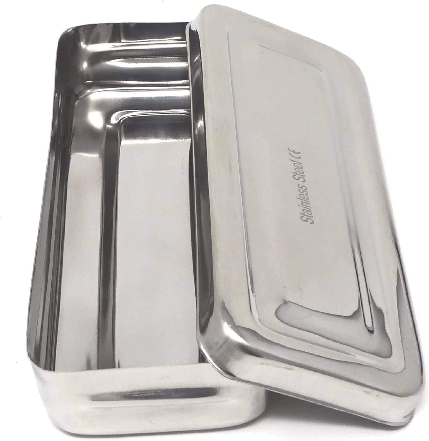 Metal Shallow Rectangular Containers 7