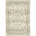 thumbnail image 1 of 7'x9' Beige and Ivory Medallion Area Rug, 1 of 2