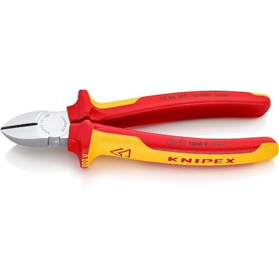 VDE-Tested Insulation Stripper - 6\" Chrome Plated Wire Stripping Pliers For Cables Up To 5mm