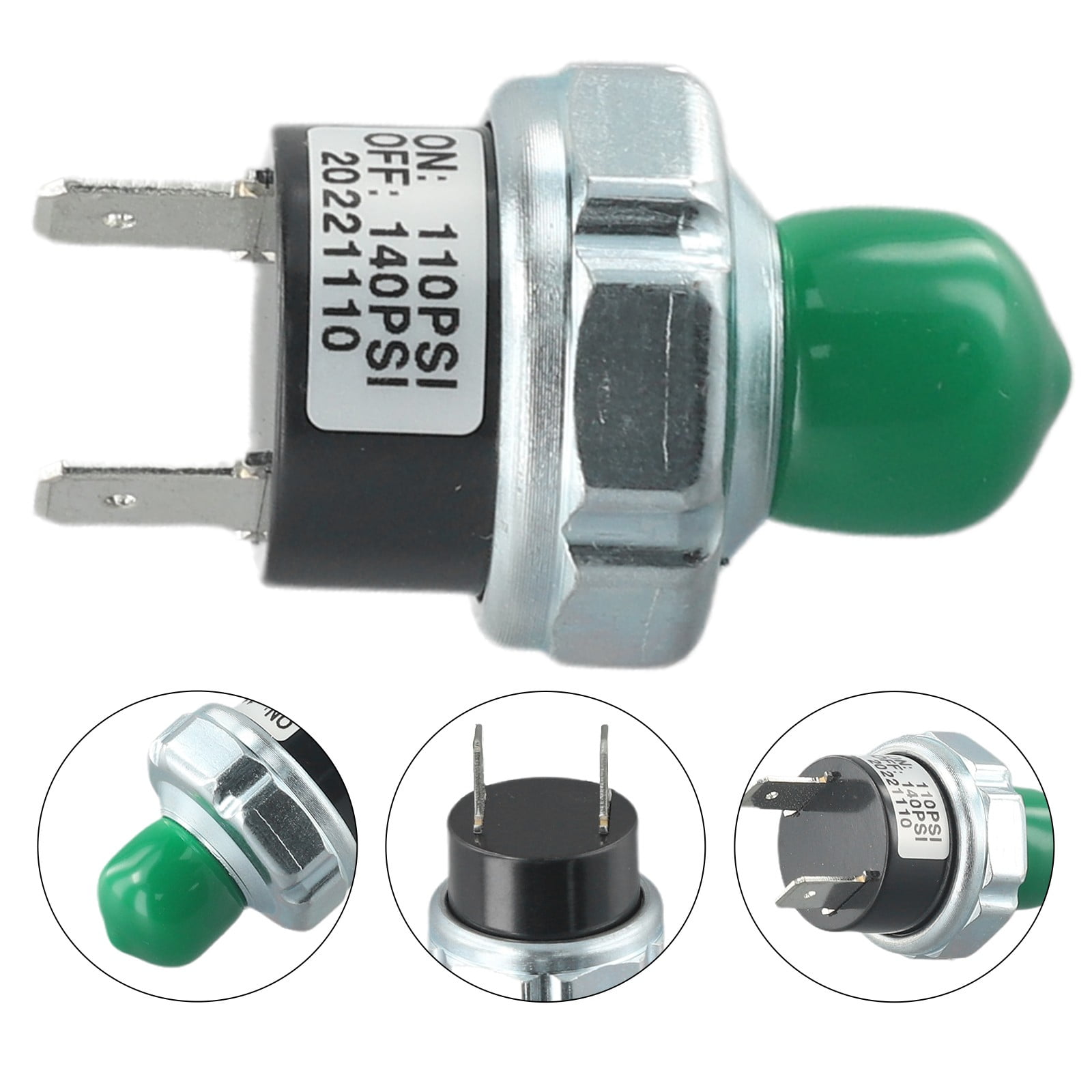 70-100/90-120Psi Air Compressor Pressure Switch 1/4\