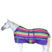 70" 1200D Turnout Lightweight Bellyband Rain Horse Winter Blanket Sheet  390B