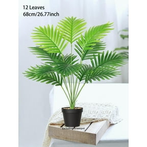 70-120cm Large Artificial Palm Tree Plastic Turtle Back Plants Leaf Schefflera Tropical Tree Home Office Party Outdoor Decor