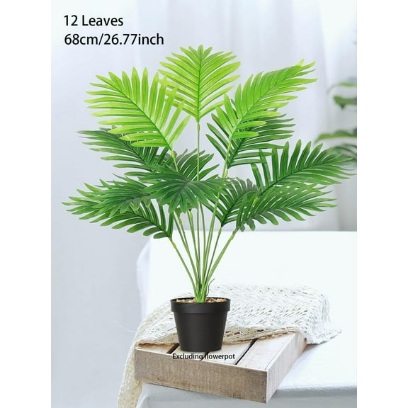 70-120cm Large Artificial Palm Tree Plastic Turtle Back Plants Leaf Schefflera Tropical Tree Home Office Party Outdoor Decor