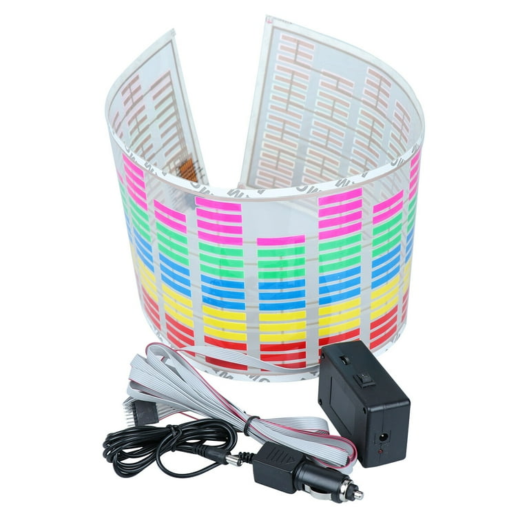Led equalizer light for car discount