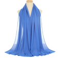 thumbnail image 1 of 70*180cm Chiffon Hijab Shawls Scarf Women Solid Color Head Wraps Scarves Ladies Foulard Femme Veil, 1 of 7