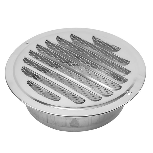 70-300mm Round Stainless Steel Vent Grille Exterior Wall Duct ...