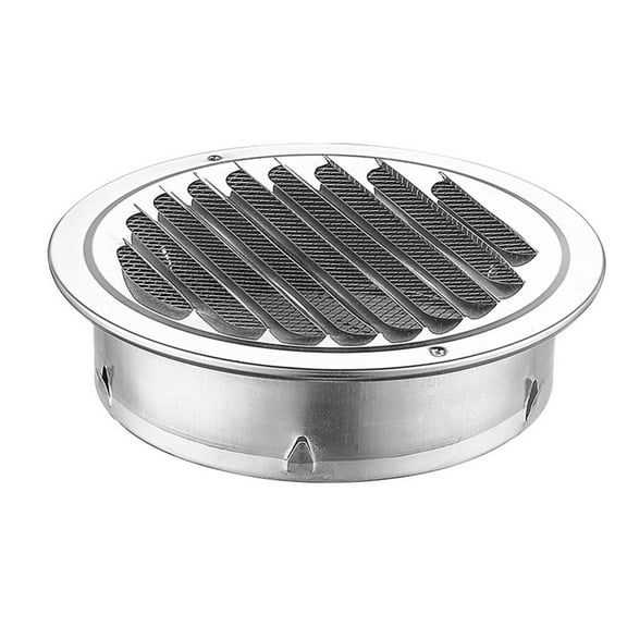 70-300mm Round Stainless Steel Vent Grille Exterior Wall Duct Ventilation Tool