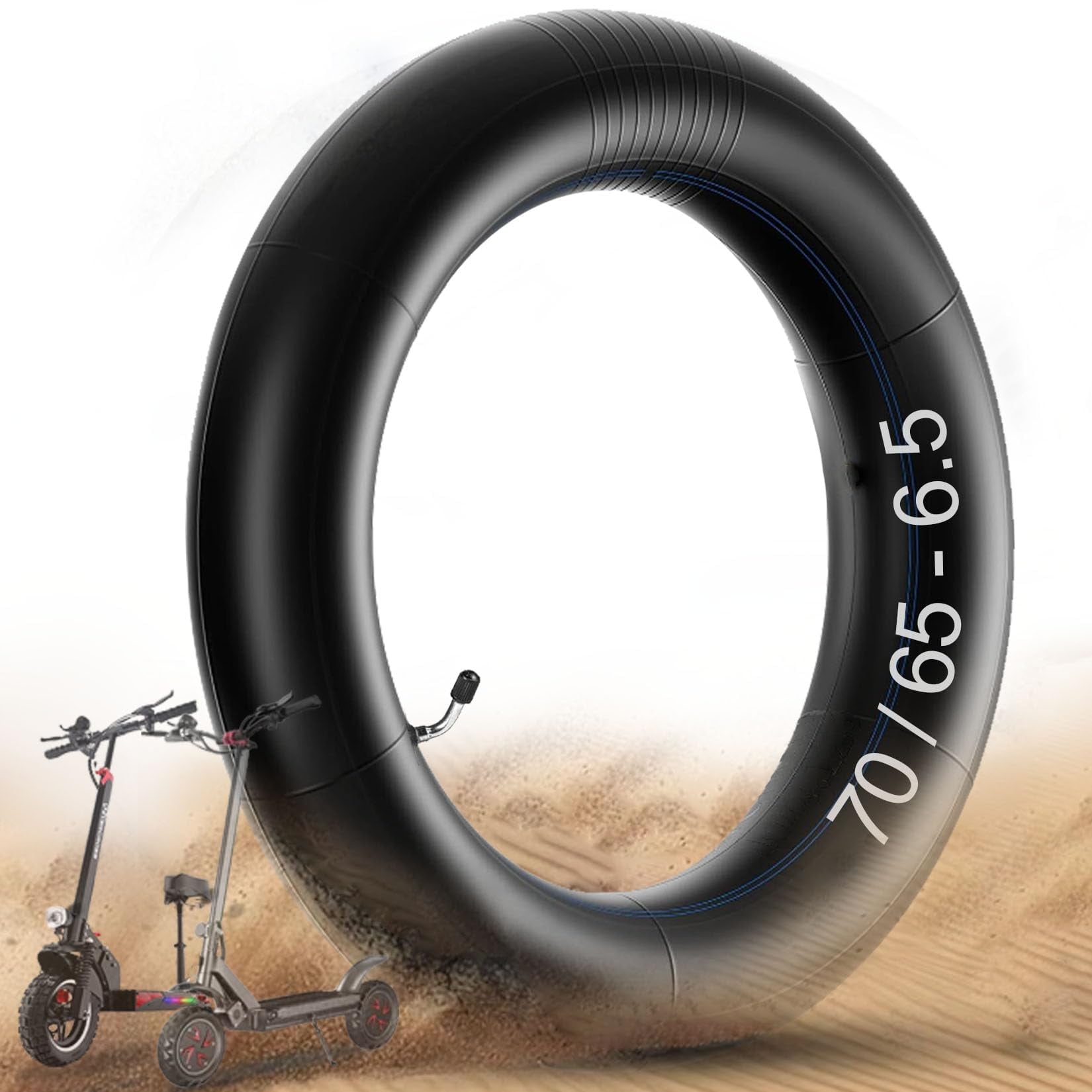 10x2.125 Inner Tube 7065-6.5 Tire Off Road, 10 Inch Scooter Tube, India  Turboant X7 Pro