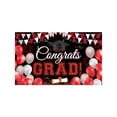 thumbnail image 1 of 70.8" x 43" Large Graduation Banner Backdrop for Class of 2026, Red and Black Congrats Grad Party Wall Hanging Graduation Themed Celebration Bannerand Photo Background Decor, 1 of 6
