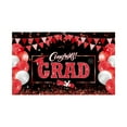 thumbnail image 1 of 70.8" x 43" Large Graduation Banner Backdrop for Class of 2026, Red and Black Congrats Grad Party Wall Hanging Graduation Themed Celebration Bannerand Photo Background Decor, 1 of 6