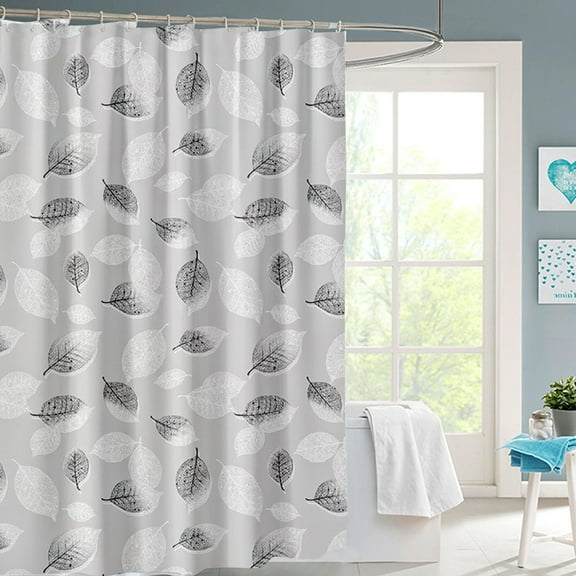 70.86 Inch Frosted Shower Curtain Liner Shower Curtain, Thick Shower Liner for Shower Stall, Bathtubs, Semi Transparent, Partition Curtain No Need To Punch Holes To Provide Hook