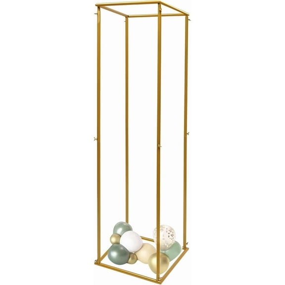 70.86 inch Metal Column Flower Stand Flower Arrangement for Wedding Party Dinner Centerpiece, Geometric Centerpiece Stands for Events Reception, Party Decoration