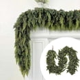 thumbnail image 1 of 70.86Inch Real Touch Norfolk Pine Garland, Faux Cedar Garland Realistic For Outdoor Indoor Christmas Holiday Winter Decoration, 1 of 6