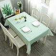 thumbnail image 1 of Waterproof Oil-Proof Washable Simple Plaid Thickened Tablecloth 70.87 x 53.94 Inches, 1 of 6