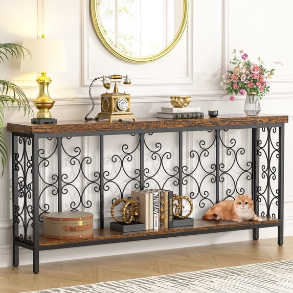 ikkle, Console Table Behind Couch, 70.9