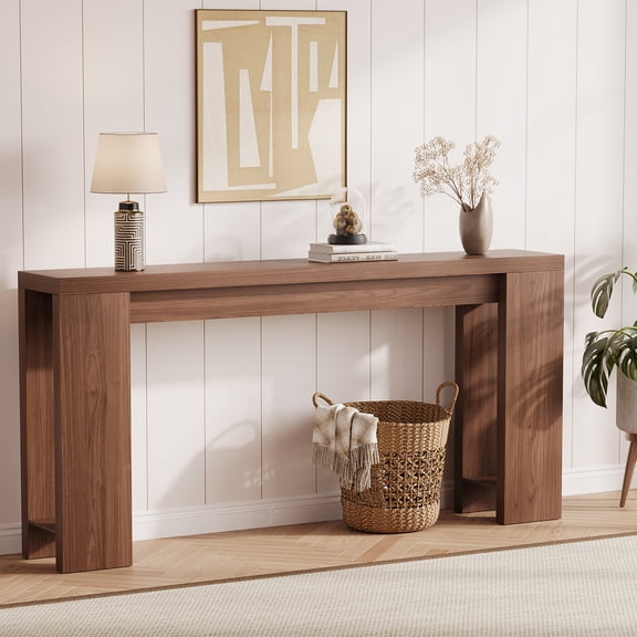 70.9 Inch Console Tables,Wooden Sofa Talbe Behind Couch,Farmhouse Narrow Entryway Accent Table for Living Room, Hallway,Entrance, Foyer
