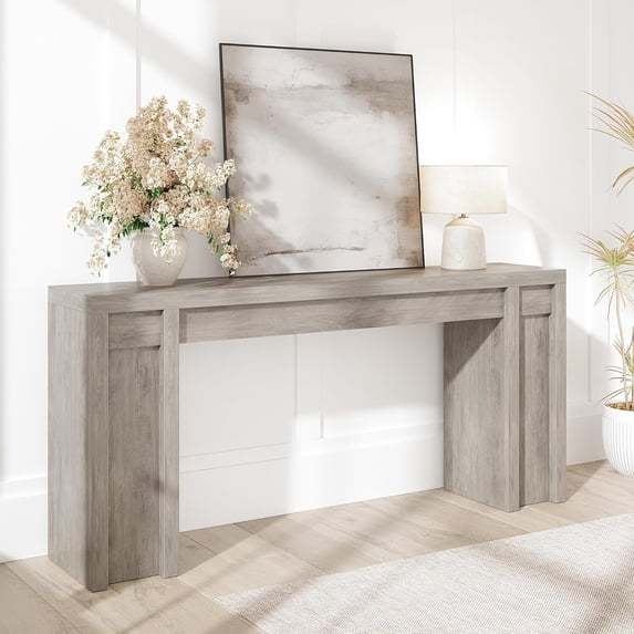 70.9-Inch Entryway Table, Wooden Farmhouse Console Table, Thick Sofa Table Behind Couch Table, Long Console Tables for Entryway Living Room