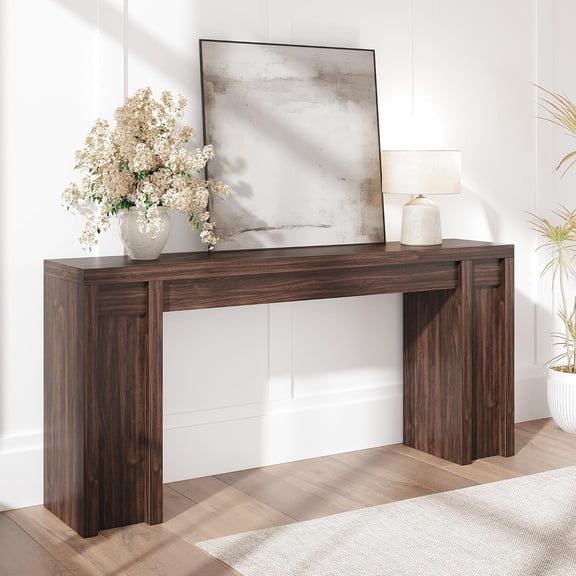 70.9-Inch Entryway Table, Wooden Farmhouse Console Table, Thick Sofa Table Behind Couch Table, Long Console Tables for Entryway Living Room