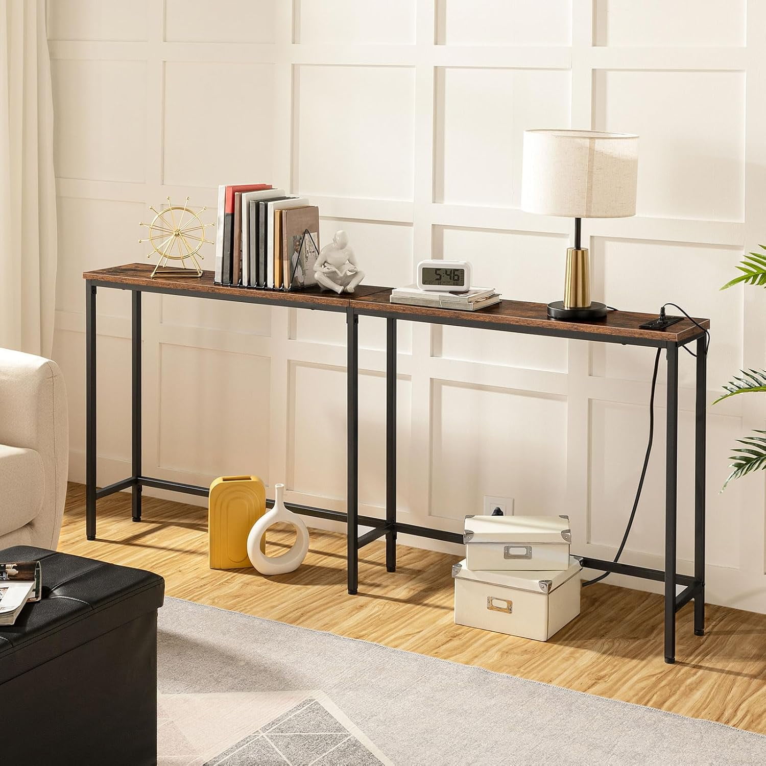 Console Table Charging Stationnull